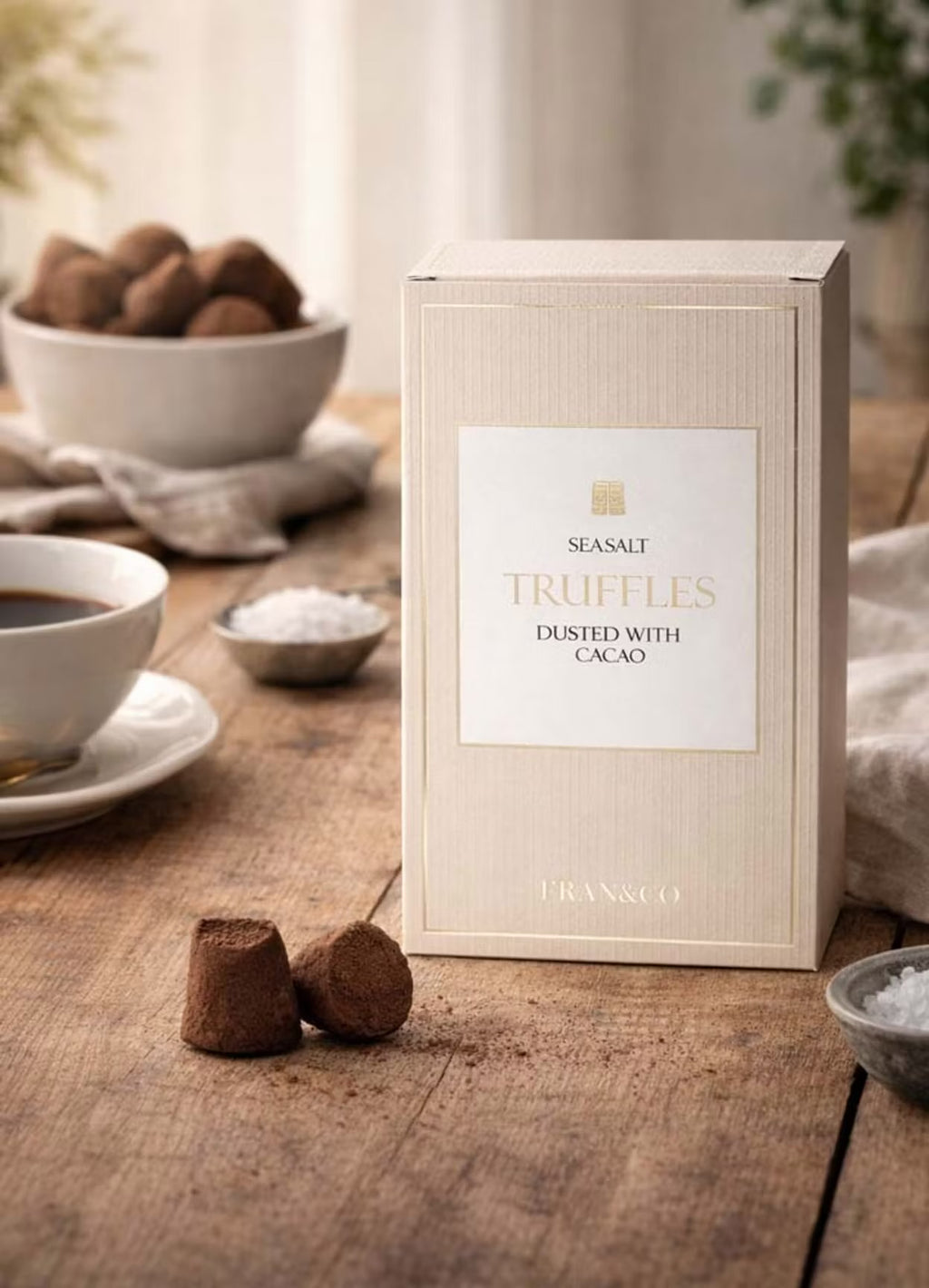 Lyxiga chokladtryfflar - Seasalt