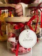 Driving home for Christmas - förvaringsburk i glas med trälock