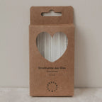 Sugrör i glas hjärta