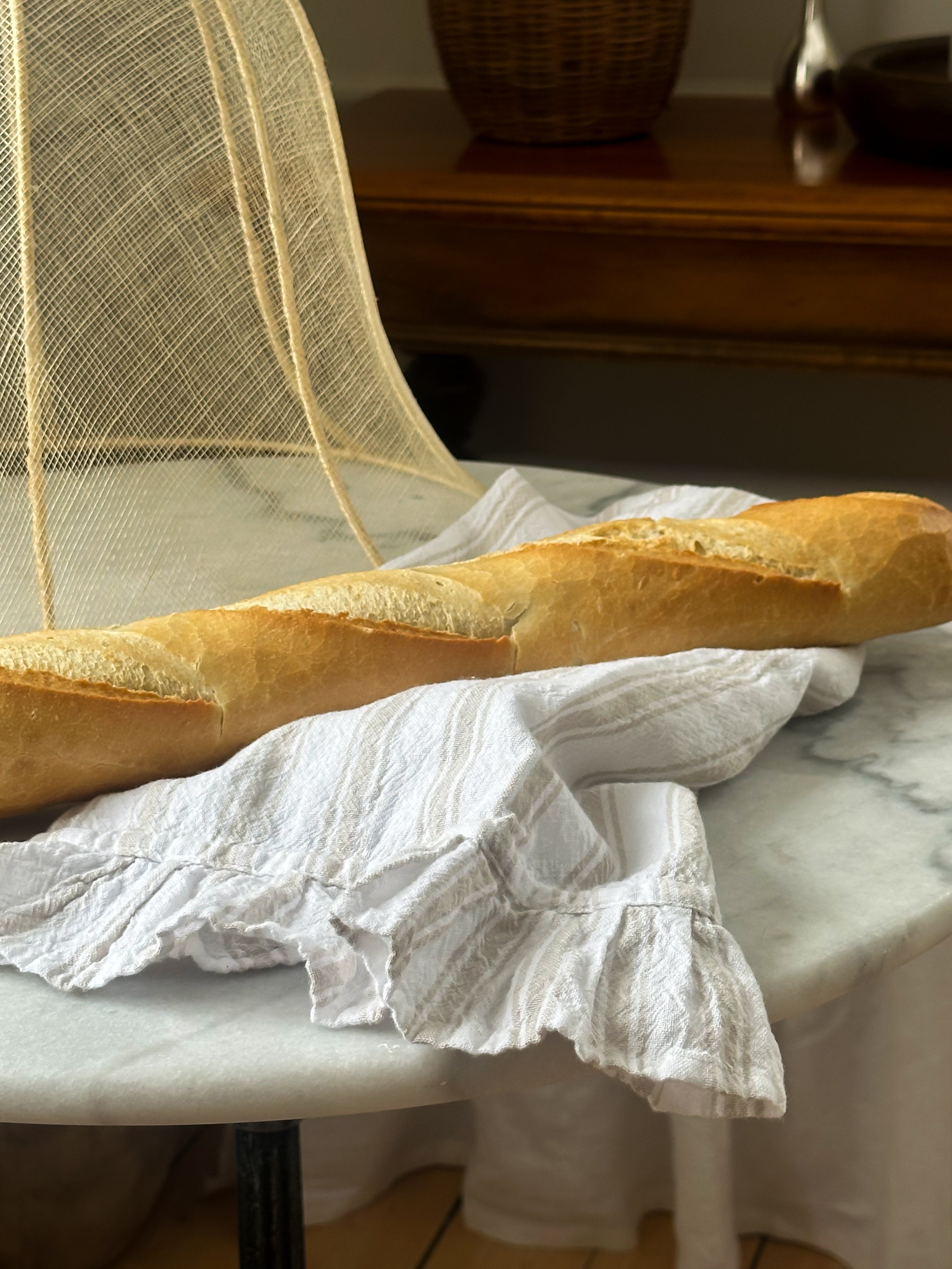 Kökshandduk Madicken - linnebeige