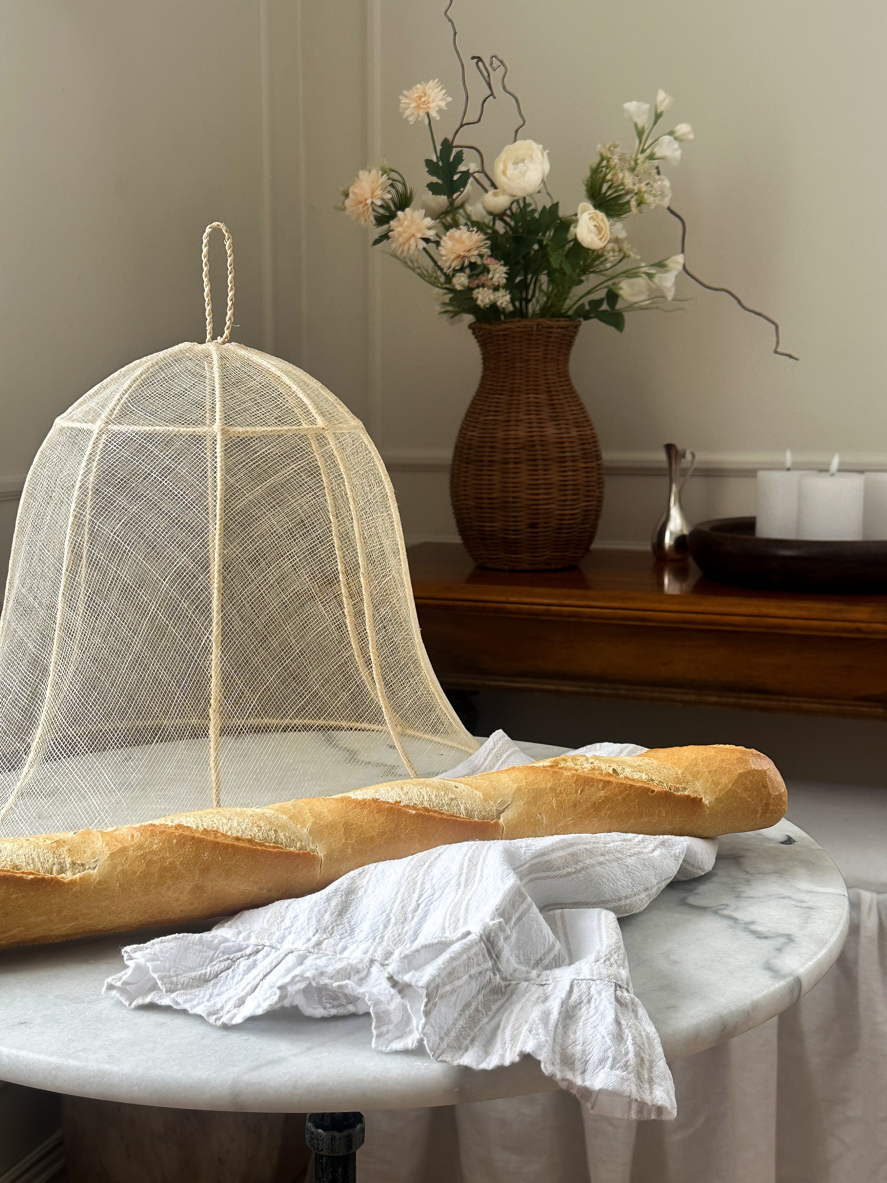 Kökshandduk Madicken - linnebeige